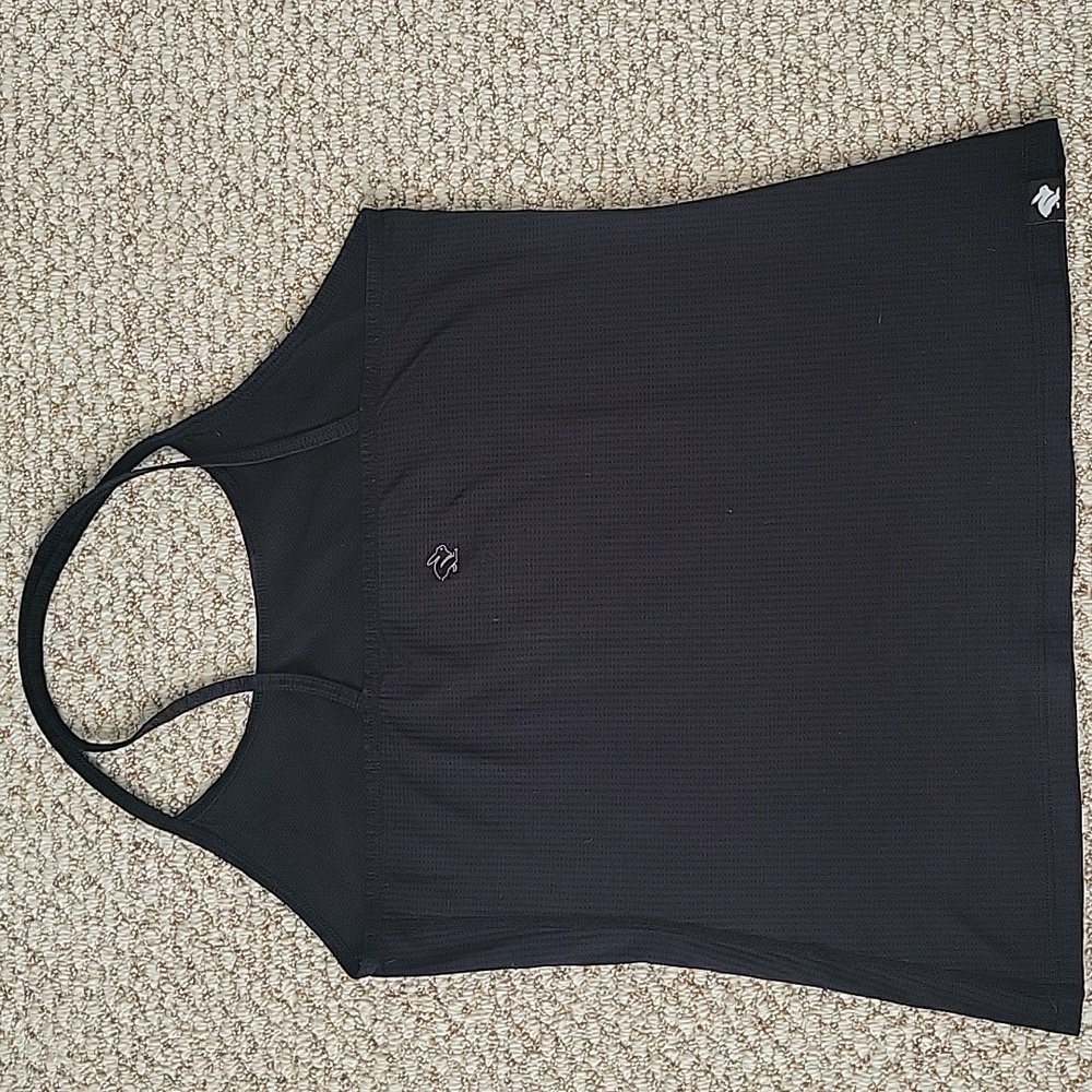 Rabbit Criss Cross Running Tank. Medium. Black - Picture 2 of 3
